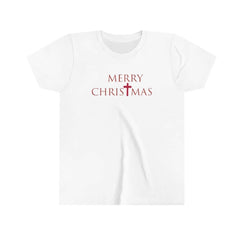 Bella & Canvas Youth Short Sleeve Tee "Merry Christmas" swift