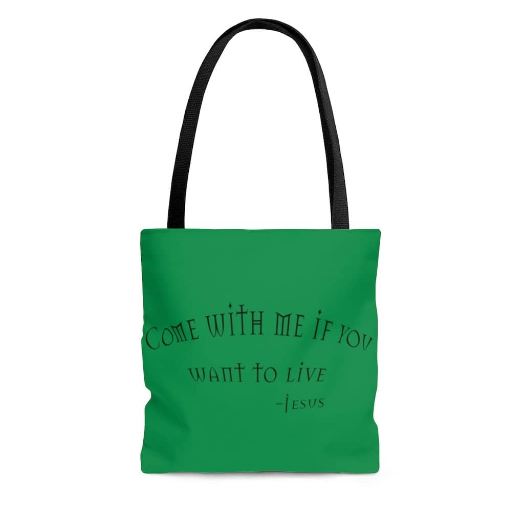 AOP Tote Bag "Come with Me" (6100164149440)