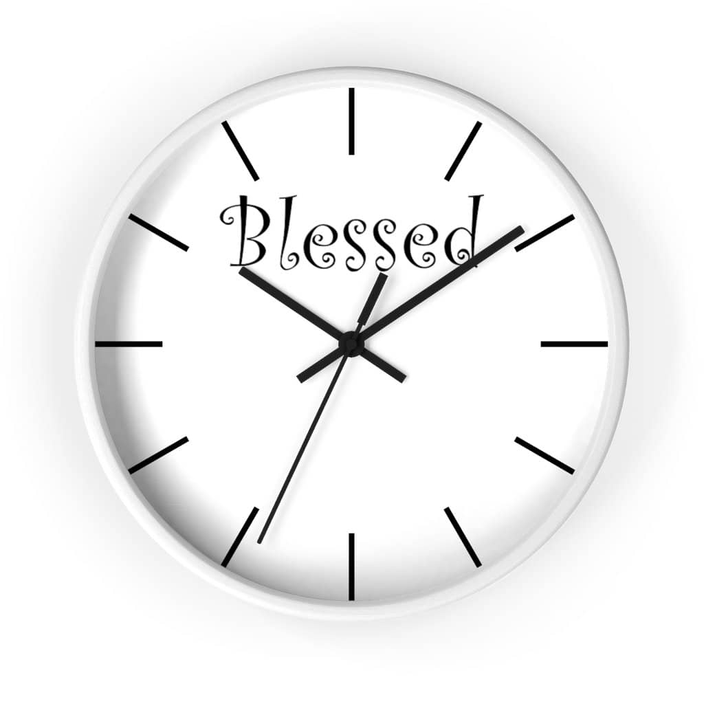 Wall Clock "Blessed" (3471057551460)