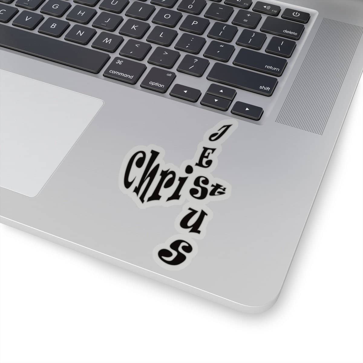Kiss-Cut Stickers "Jesus Christ" in Transparent or White in 4 Sizes (3575915872356)