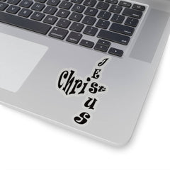 Kiss-Cut Stickers "Jesus Christ" in Transparent or White in 4 Sizes (3575915872356)