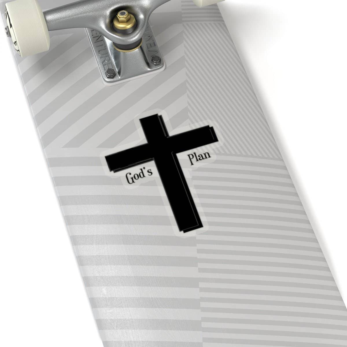 Kiss-Cut Stickers "God's Plan" Transparent or White Background in 4 Sizes (3475846234212)