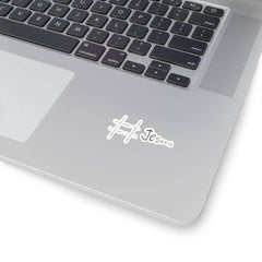 Kiss-Cut Stickers "Hashtag Jesus" in 4 Sizes Free Shipping (4445002104926)