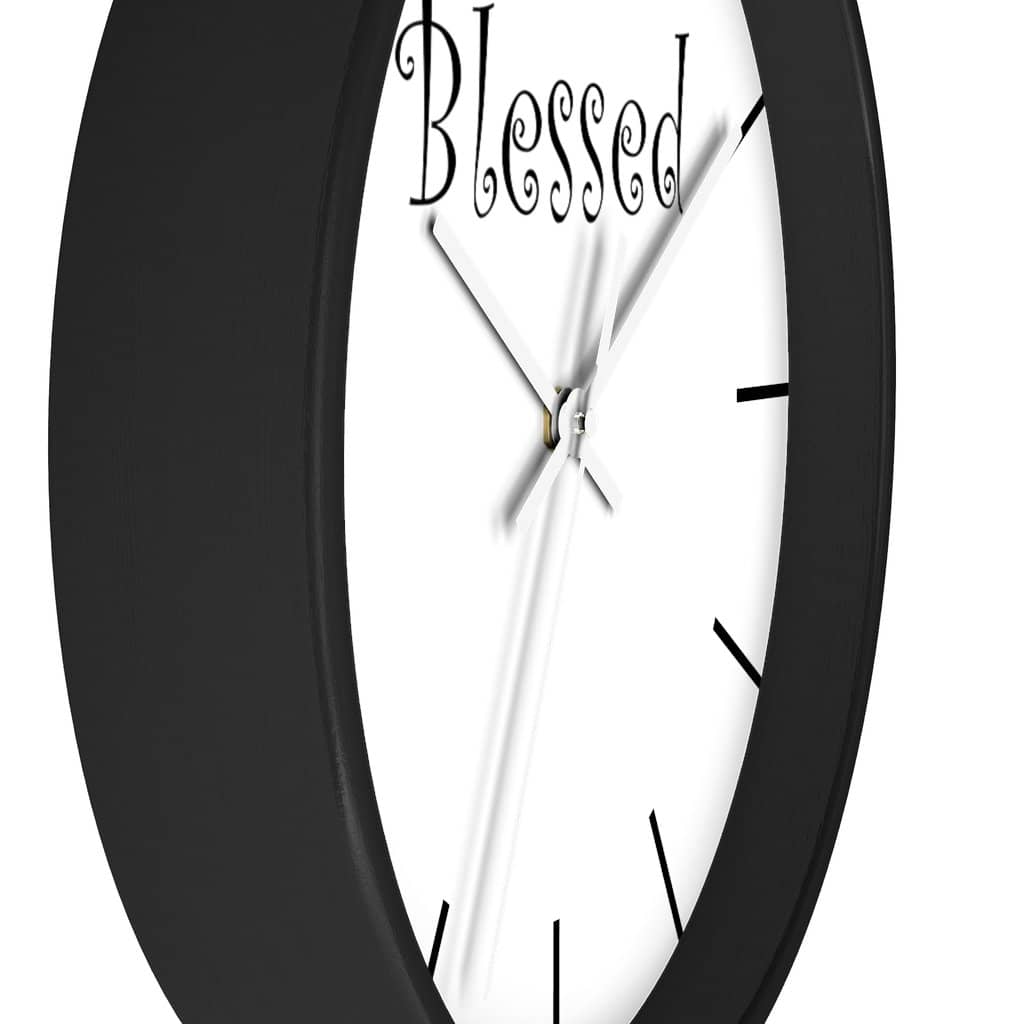 Wall Clock "Blessed" (3471057551460)