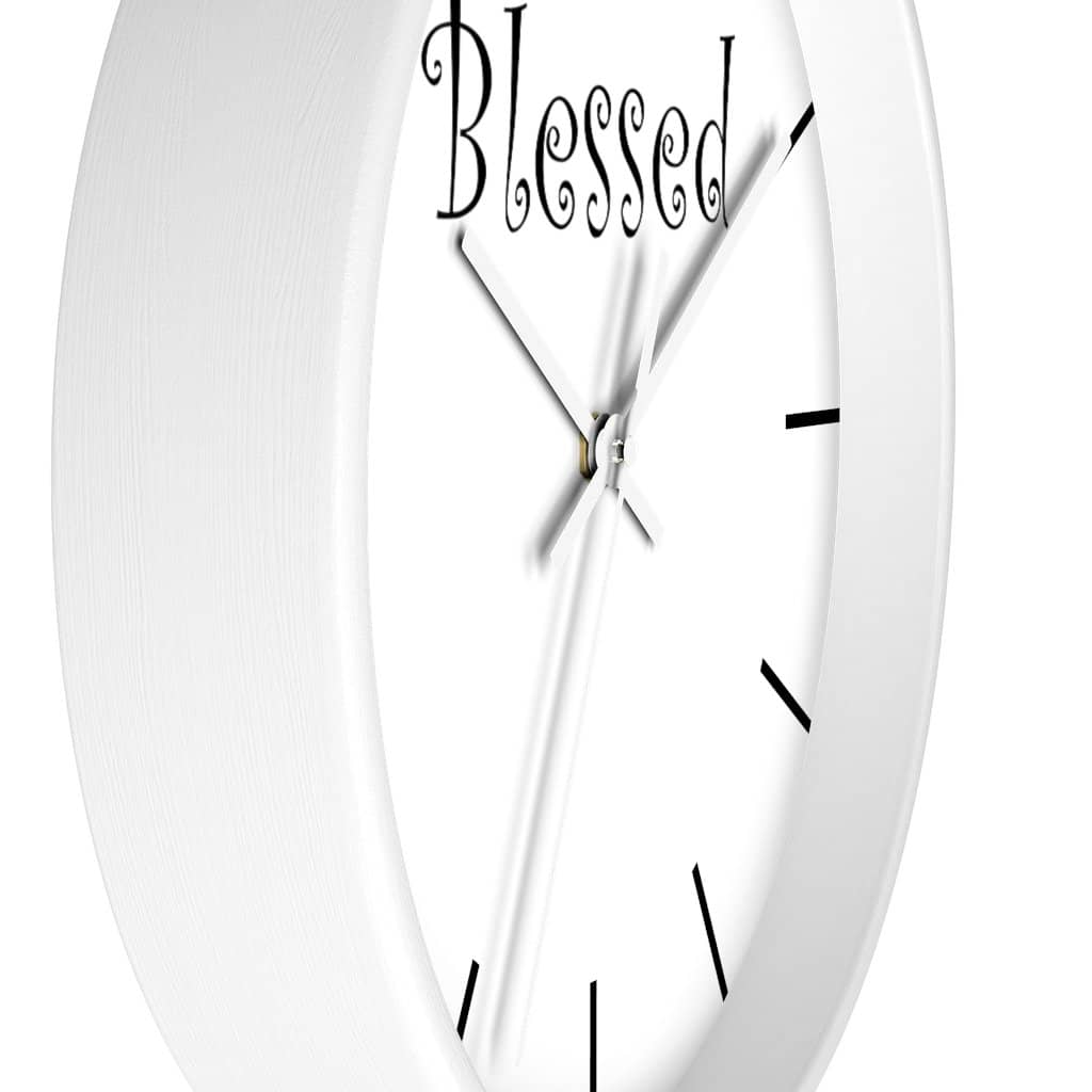 Wall Clock "Blessed" (3471057551460)