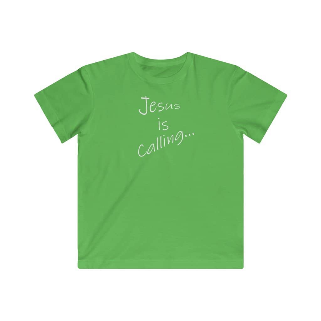 Kids LAT Apparel Tee "Jesus is Calling" white font