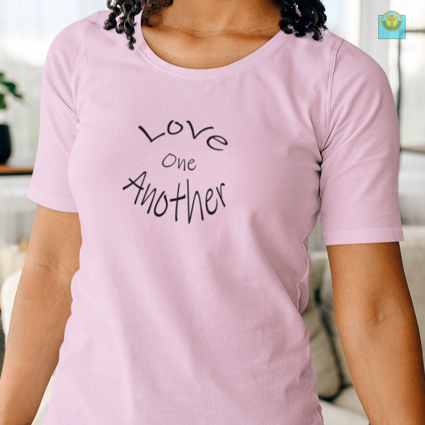 Bella &amp; Canvas Short Sleeve Tee &quot;Love One Another&quot; w
