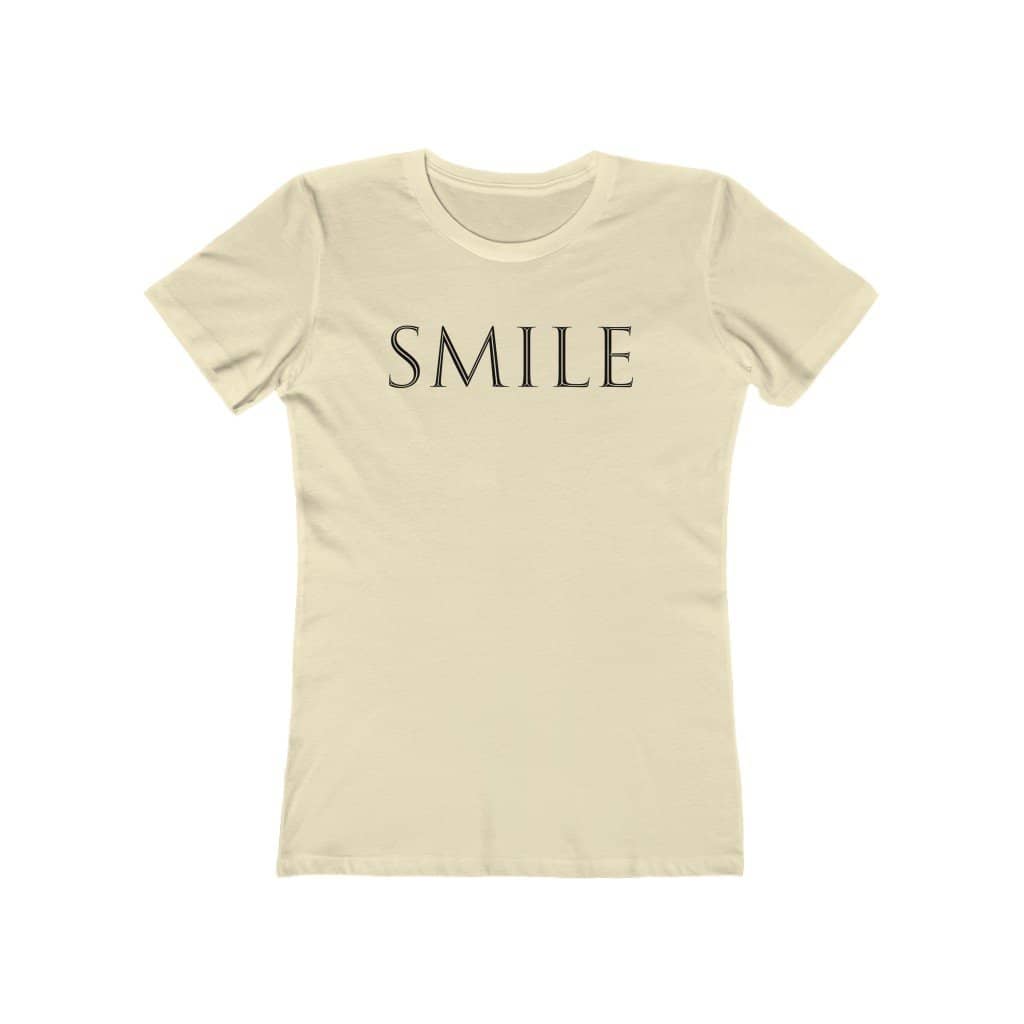 Next Level 3600 Soft Cotton Tee &quot;Smile&quot; (4680696397918)