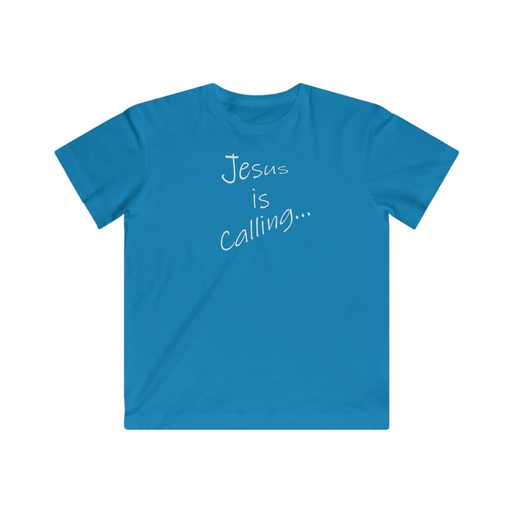 Kids LAT Apparel Tee "Jesus is Calling" white font