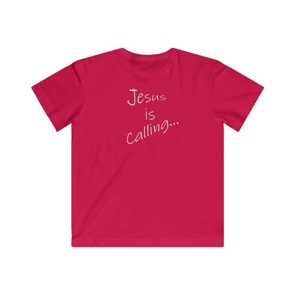 Kids LAT Apparel Tee "Jesus is Calling" white font