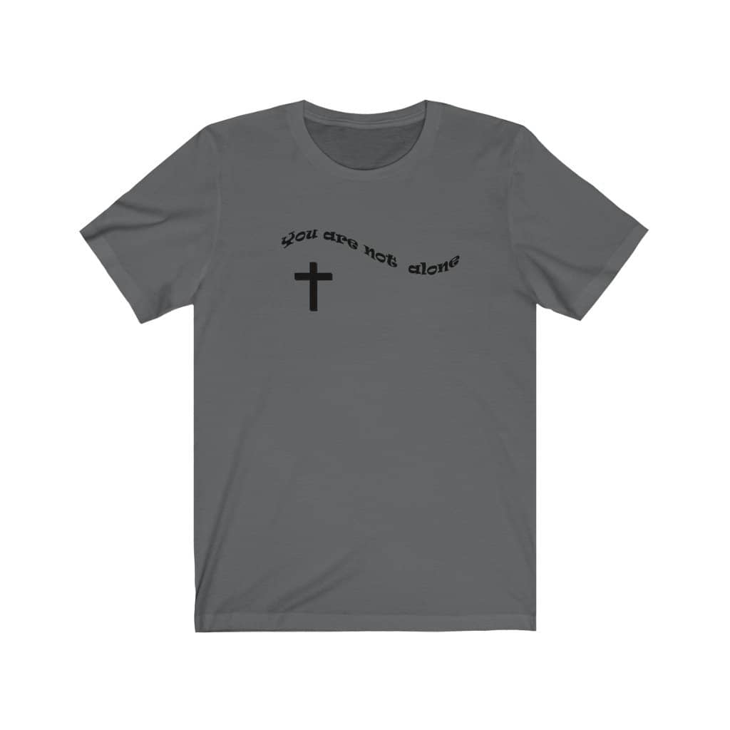 Bella  Canvas Short Sleeve Tee "Alone" in 10 Colors and 6 Sizes (4551067566174)