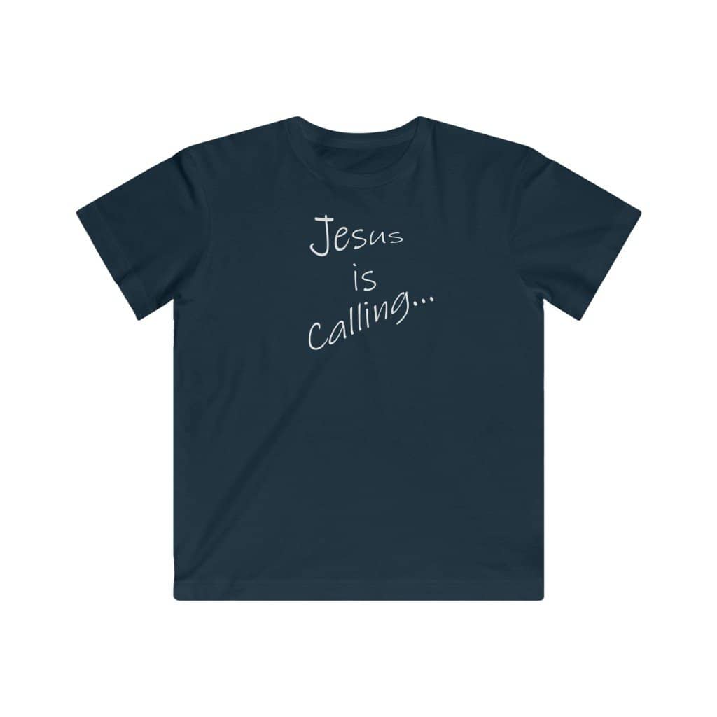 Kids LAT Apparel Tee "Jesus is Calling" white font