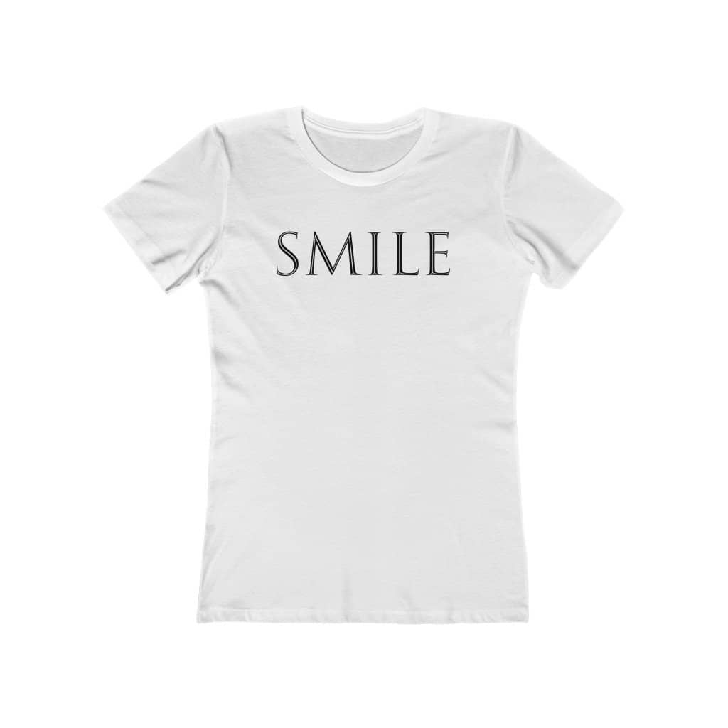 Next Level 3600 Soft Cotton Tee &quot;Smile&quot; (4680696397918)