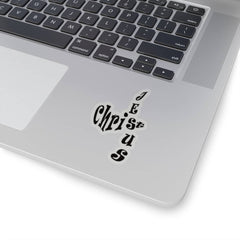 Kiss-Cut Stickers "Jesus Christ" in Transparent or White in 4 Sizes (3575915872356)