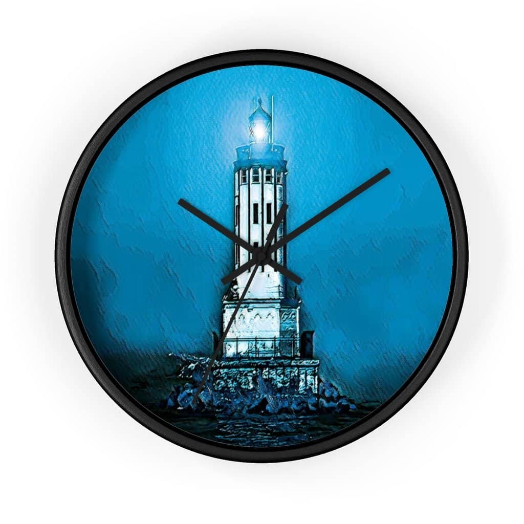 Wall clock Angels Gate Lighthouse (3083148034148)
