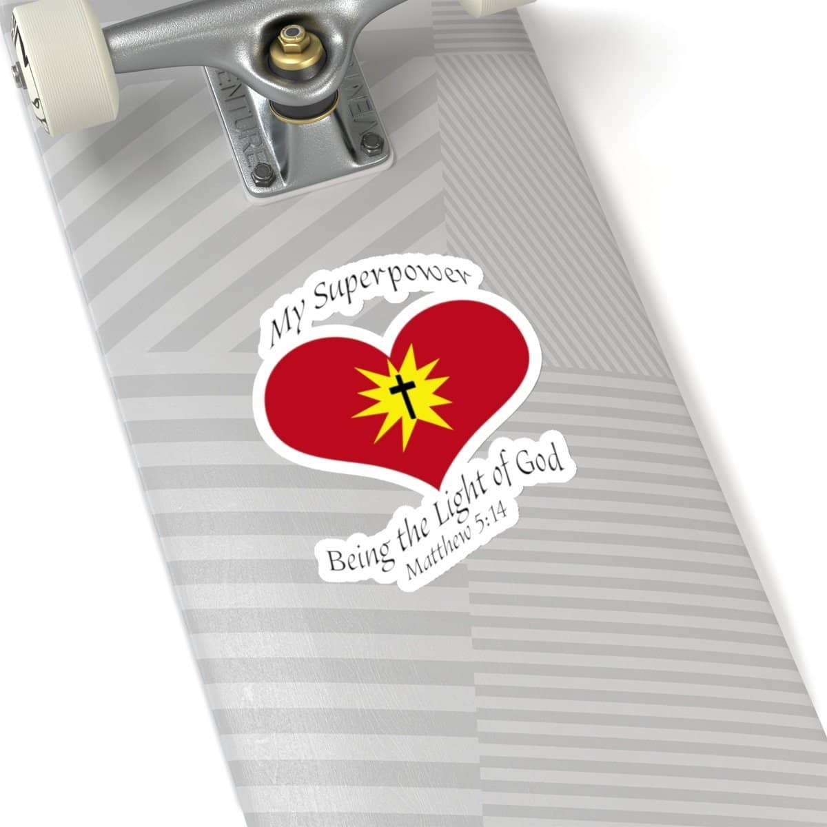 Kiss-Cut Stickers "Superpower" in White or Transparent (3506855182436)