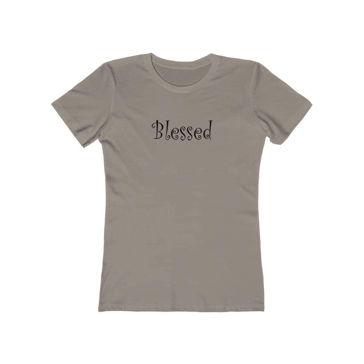Next Level The Boyfriend Tee Black Graphic &quot;Blessed&quot; in 15 Colors and 7 Sizes (3474270978148)
