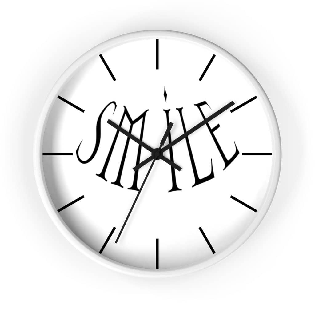 Wall Clock "Smile" (6097513873600)
