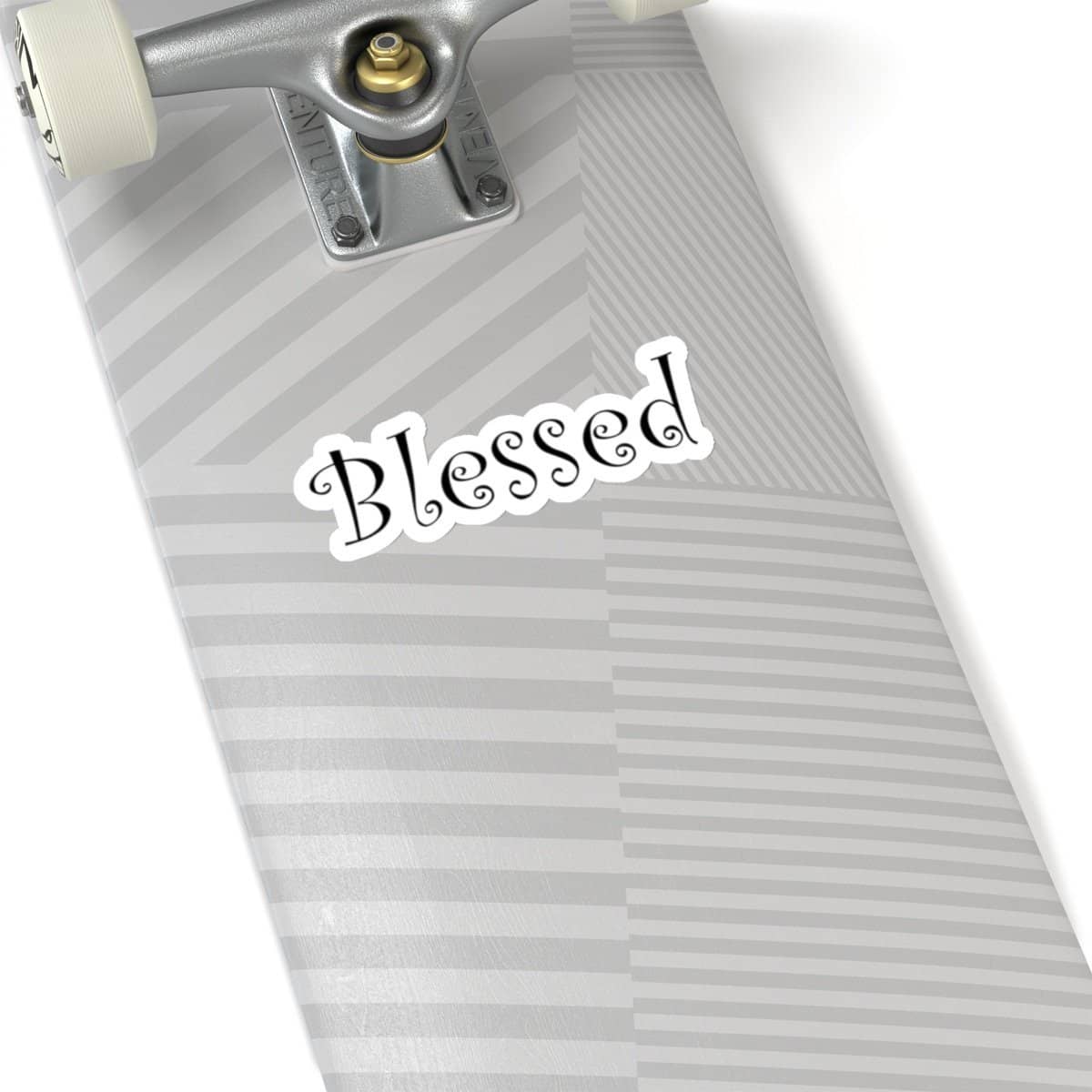 Kiss-Cut Stickers "Blessed" White or Transparent Background in 4 Sizes (3475854524516)