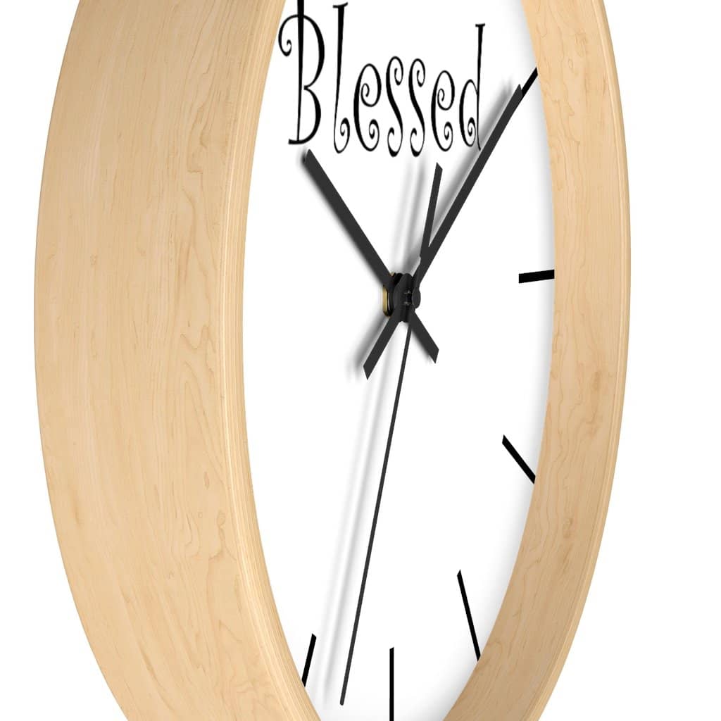 Wall Clock "Blessed" (3471057551460)