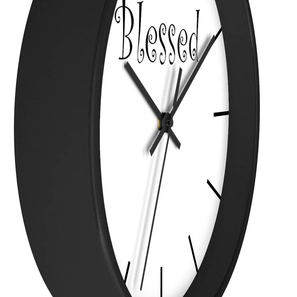 Wall Clock "Blessed" (3471057551460)