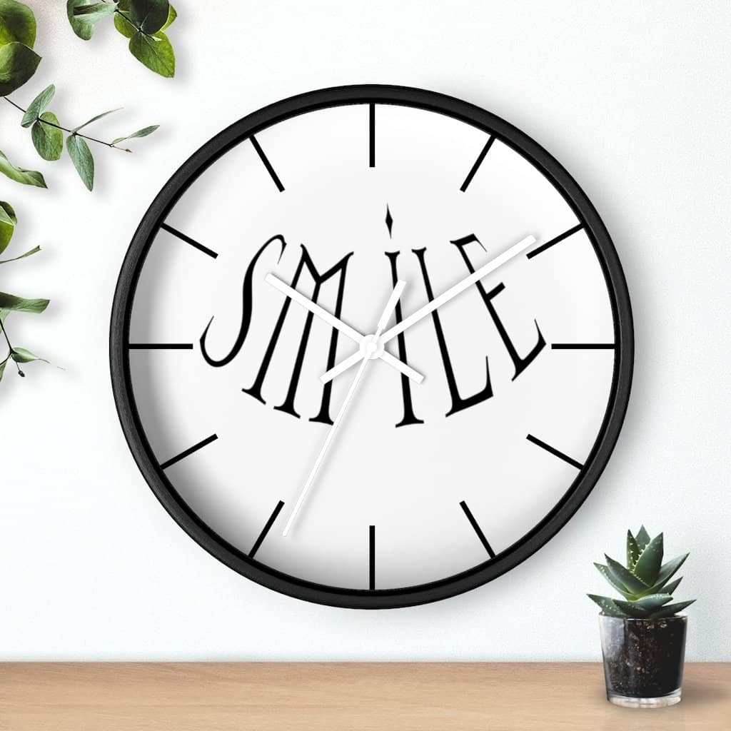 Wall Clock "Smile" (6097513873600)