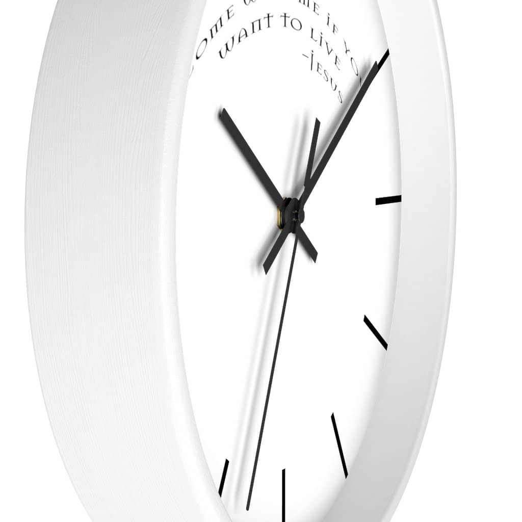 Wall Clock "Come with Me" (6096243392704)