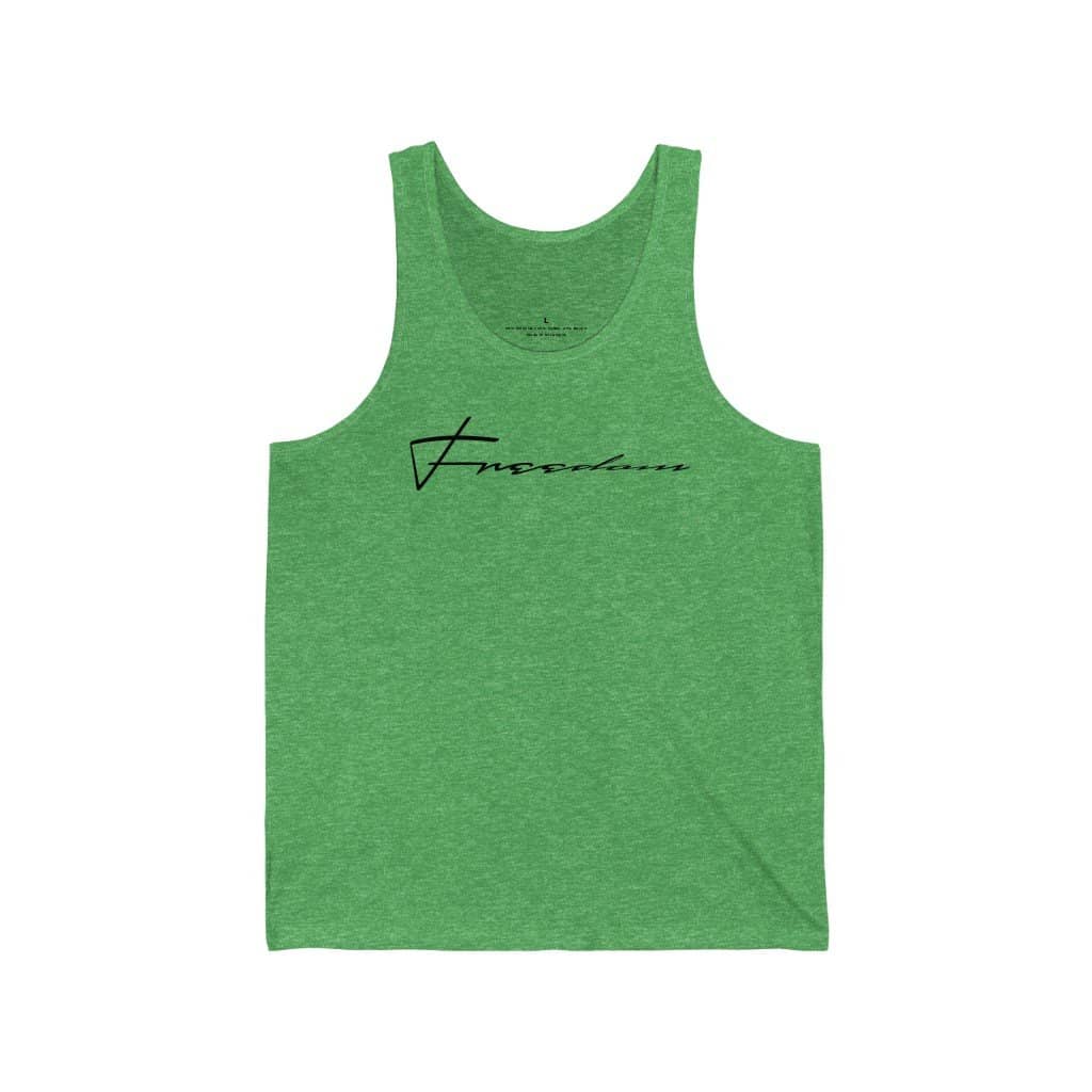 Bella & Canvas 3480 Jersy Tank "Freedom" in 16 Colors and 6 Sizes (3939818012766)