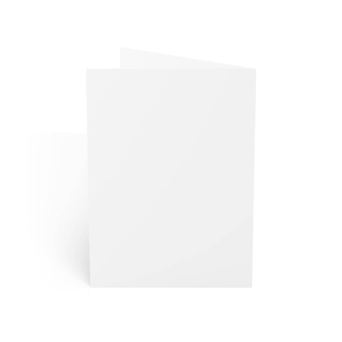 Folded Greeting Cards "Merry Christmas" (1, 10, 30, and 50pcs)