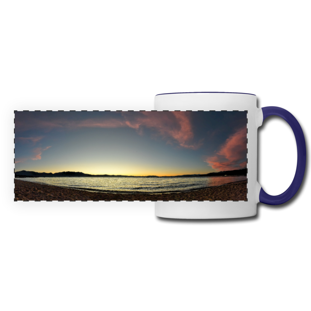Panoramic Mug Lake Sunset 11fl.oz Ceramic Panoramic Mug (2486795436132)