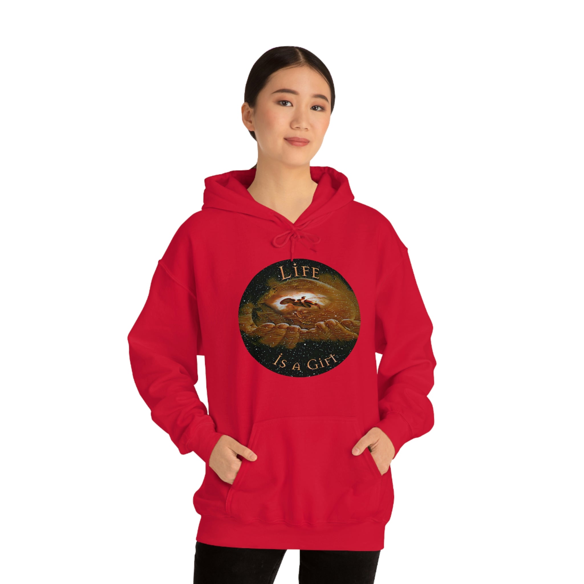 Heavy Blend™ Hoodie Sweatshirt "Life is a Gift"