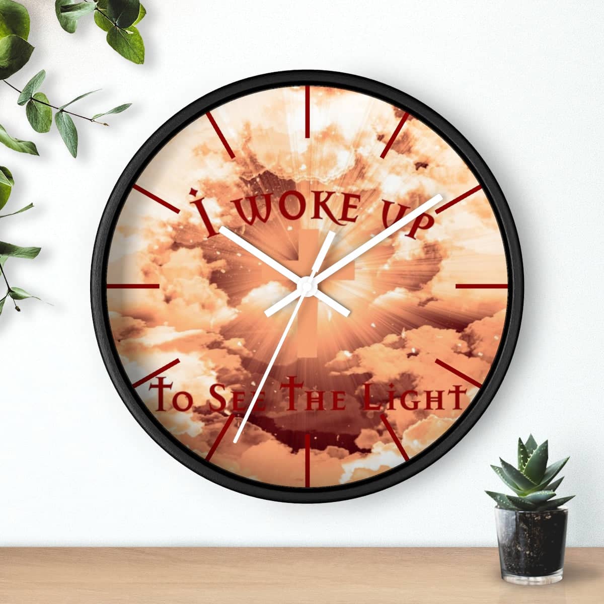 Wall Clock &quot;I Woke Up to See the Light&quot;
