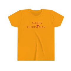 Bella & Canvas Youth Short Sleeve Tee "Merry Christmas" swift