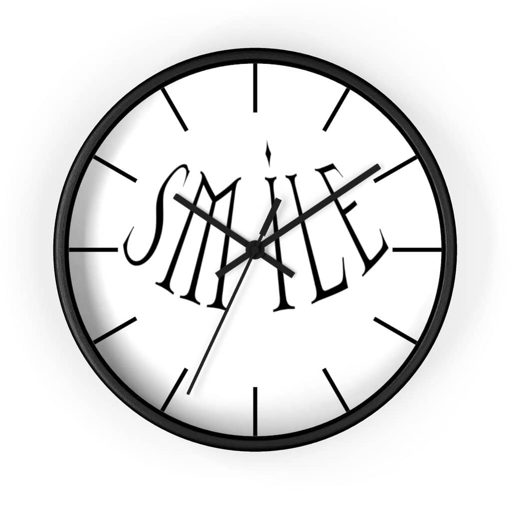 Wall Clock "Smile" (6097513873600)