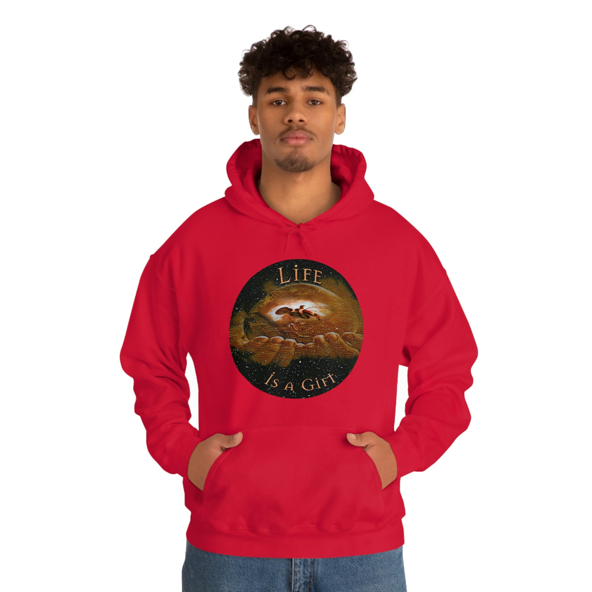 Heavy Blend™ Hoodie Sweatshirt "Life is a Gift"