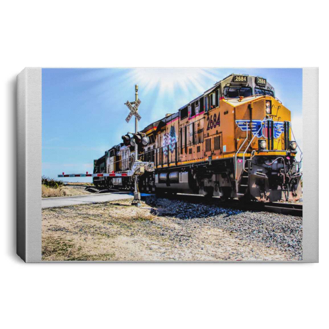 Canvas Print "Portrait of a Train" CustomCat