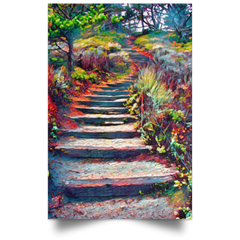 Satin Poster Stairway to Heaven White / 12 x 18 Poster (2151578927204)
