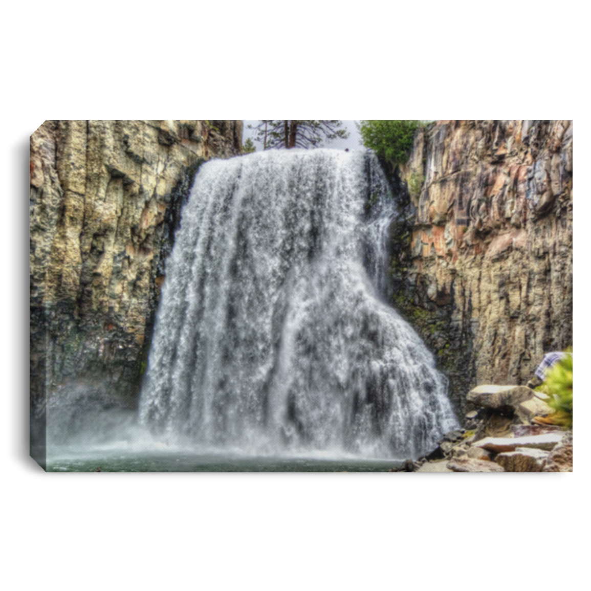 Canvas Print Rainbow Falls 7 White / 12 x 8 Canvas Print (2819480649828)