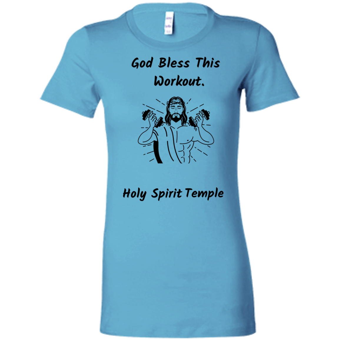 6004 Bella + Canvas Ladies Favorite T-Shirt Bless This Workout 12 Colors/5 sizes T-Shirts (2953791111268)