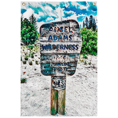 Wall FlagAnsel Adams Wilderness Area (Natural theme) White / 2 x 3 POD (2254140801124)