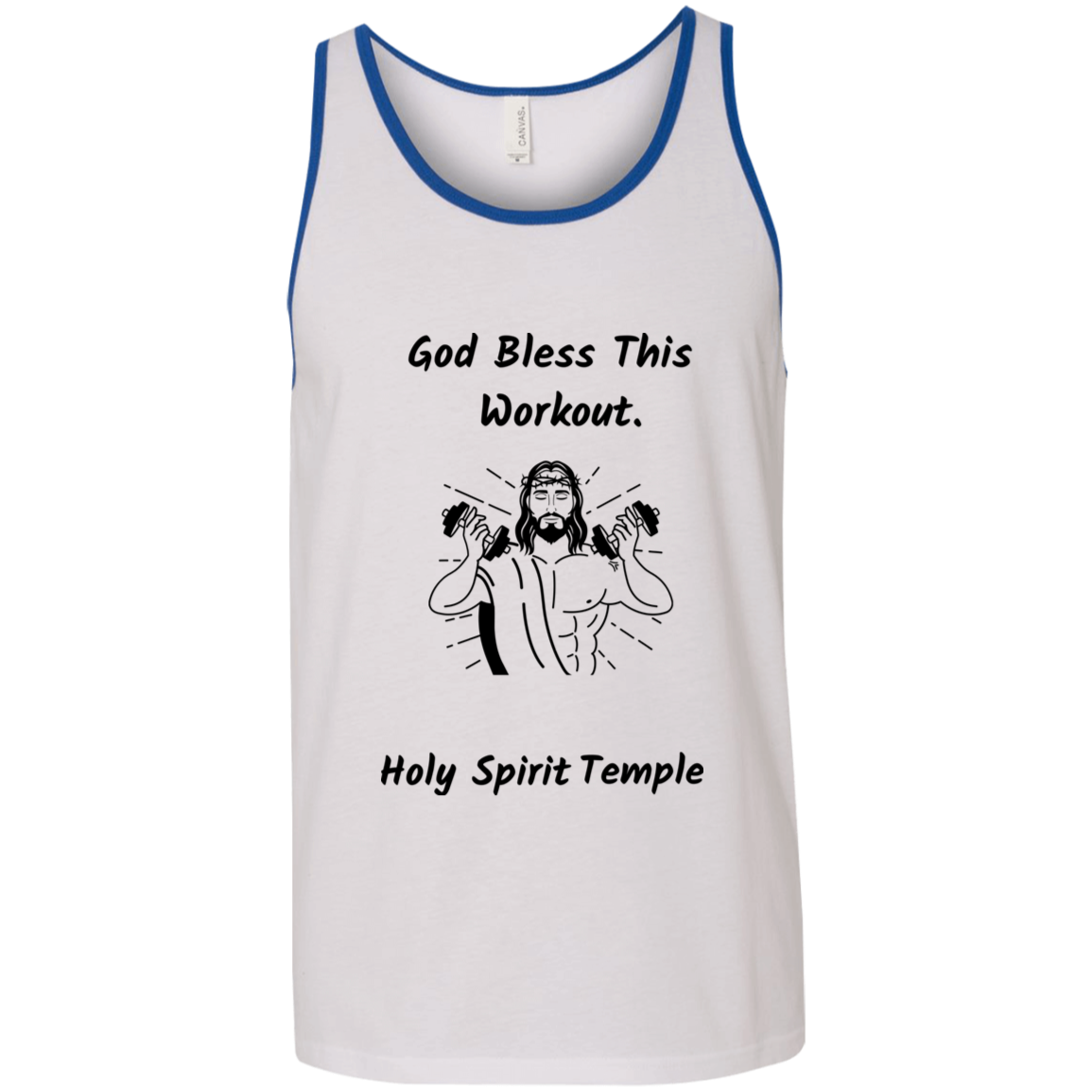 3480 Bella + Canvas Unisex Tank God Bless This Workout 14 colors/6 Sizes Tank Top (2953798582372)