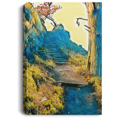 Canvas Print Stairway to the Sky White / 8 x 12 Canvas Print (2151576010852)