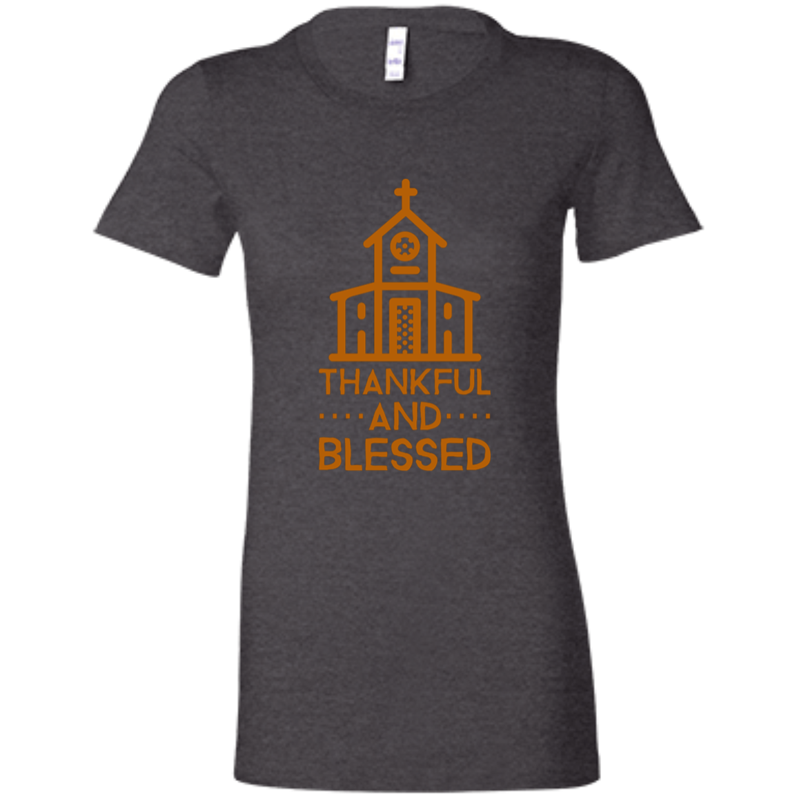 6004 Bella + Canvas Ladies Favorite T-Shirt Thankful and Blessed 10 Colors 5 Sizes T-Shirts (3010787639396)