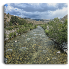 Canvas Print Square West Walker River White / 8 x 8 Canvas Print (2724408950884)