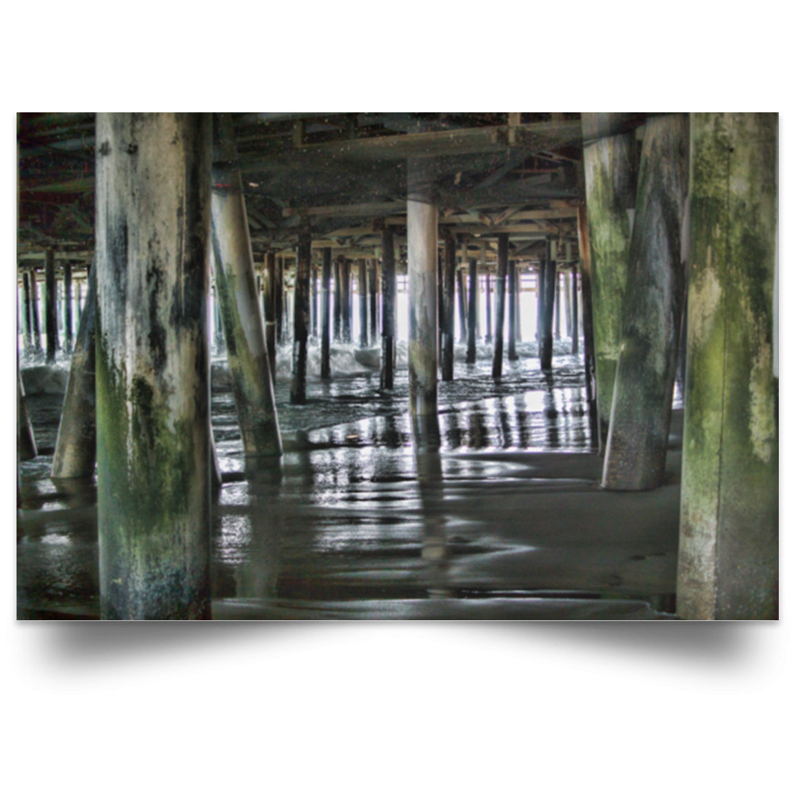 Satin Poster Under the Pier 1 White / 18 x 12 Poster (2827976999012)