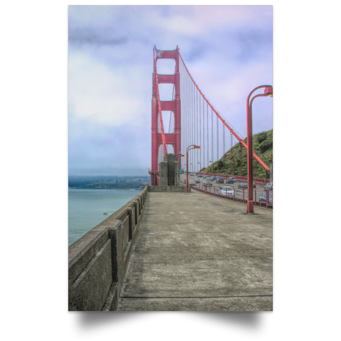 Satin Poster Portrait of a Bridge White / 12 x 18 Poster (2309075664996)