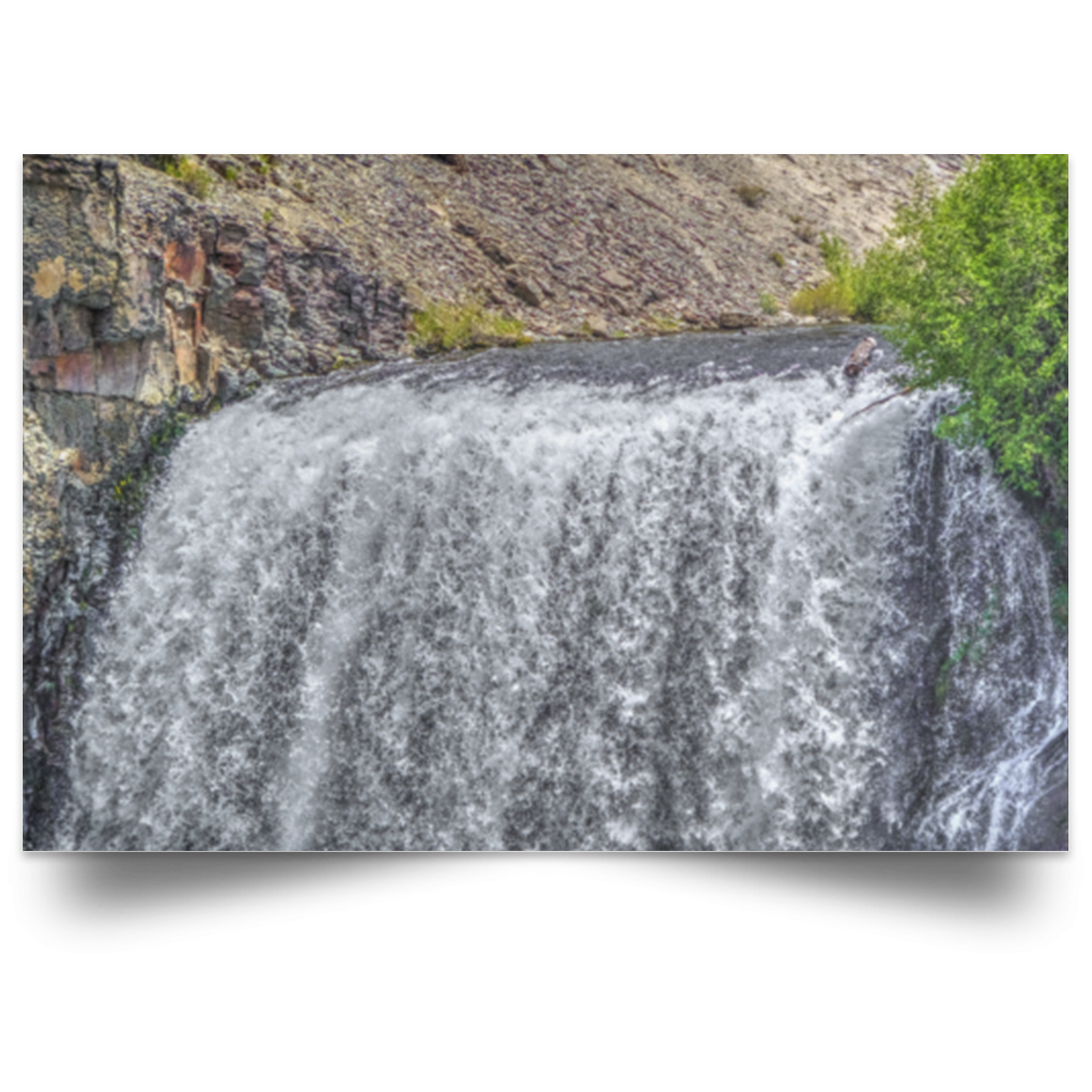 Satin Poster San Joaquin River White / 18 x 12 Poster (2536982249572)