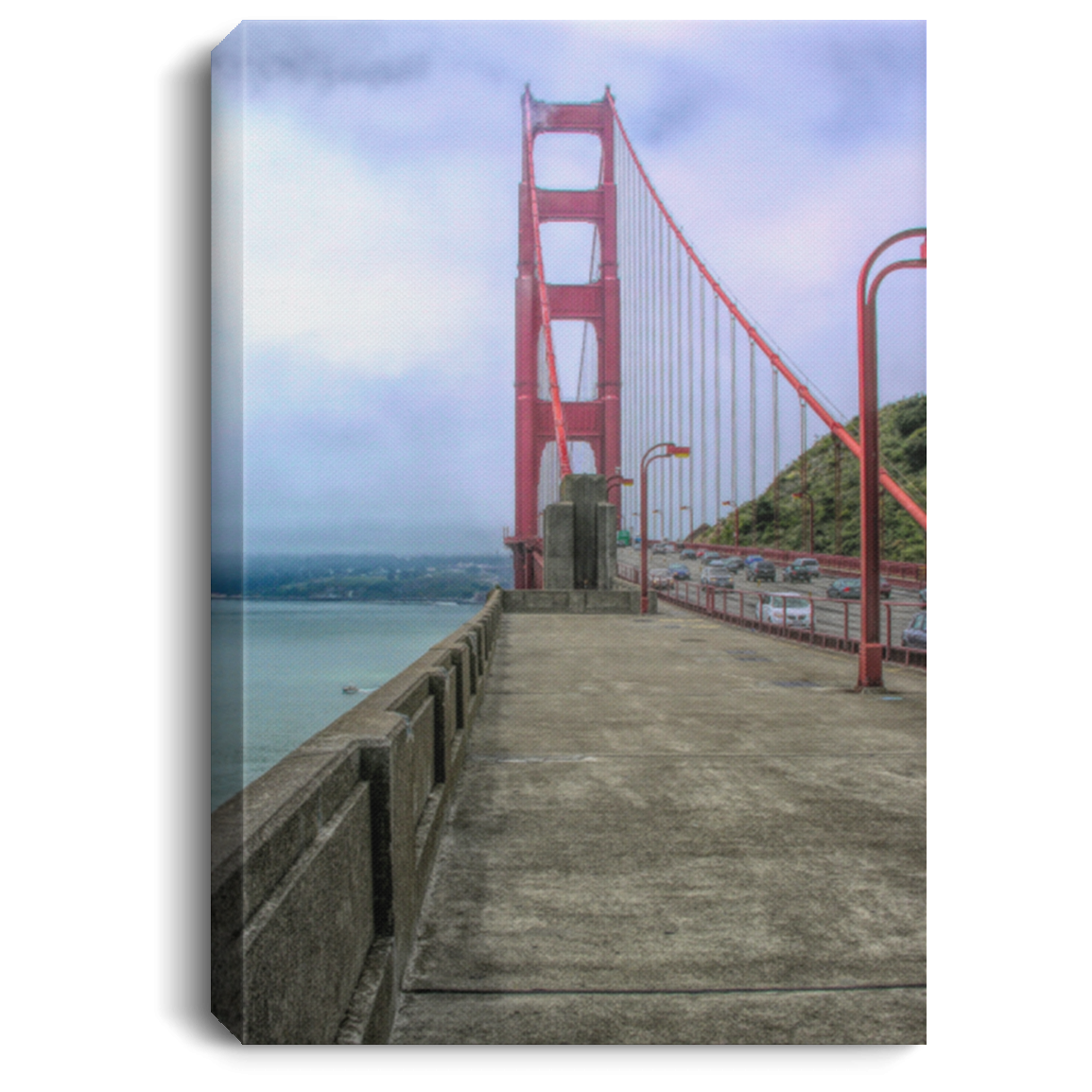 Canvas Print Portrait of a Bridge White / 8 x 12 Canvas Print (2309070159972)