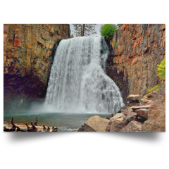Satin Poster Rainbow Falls 10 White / 18 x 12 Poster (2819485991012)