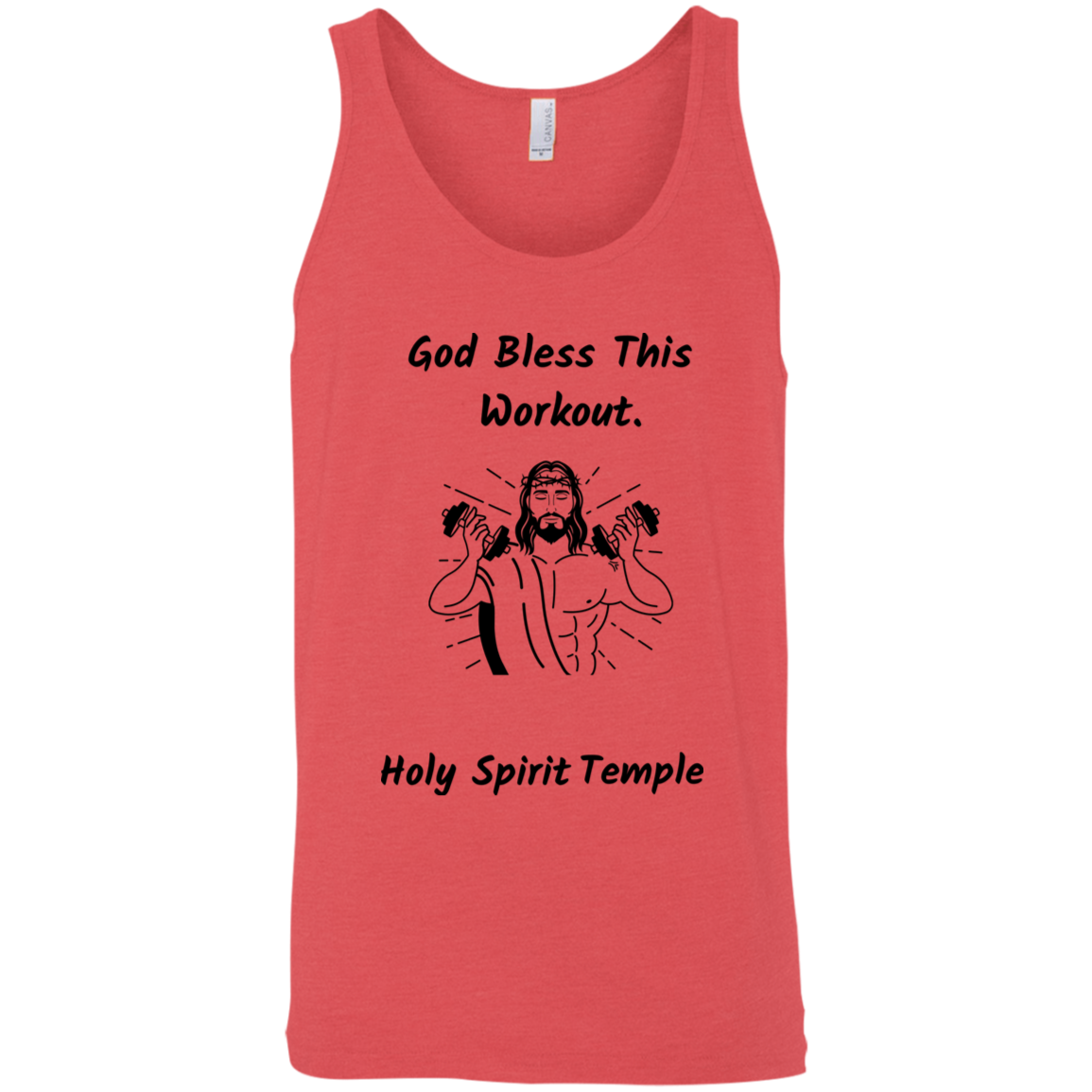 3480 Bella + Canvas Unisex Tank God Bless This Workout 14 colors/6 Sizes Tank Top (2953798582372)
